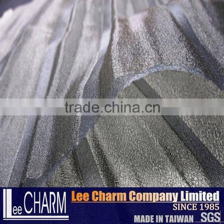 Silver Grey Matellic Decorative Fabric Textile