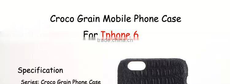 China's Alibaba Crocodile Pattern PC Case For iPhone 6 Cases 2015 New Arrival Fitness Case For iPhone 6 For i Phone6 Original