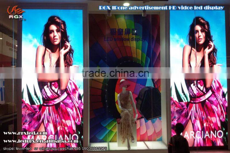 RGX iphone frame led display, indoor iphone shape floor standing HD TFT led ad display kiosk