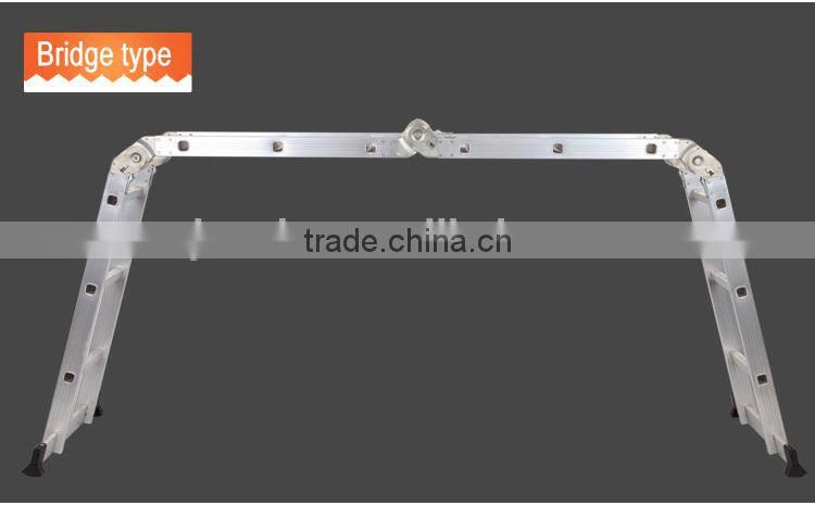 Aluminium ultimate ladder with small hinge en131SH-LG403