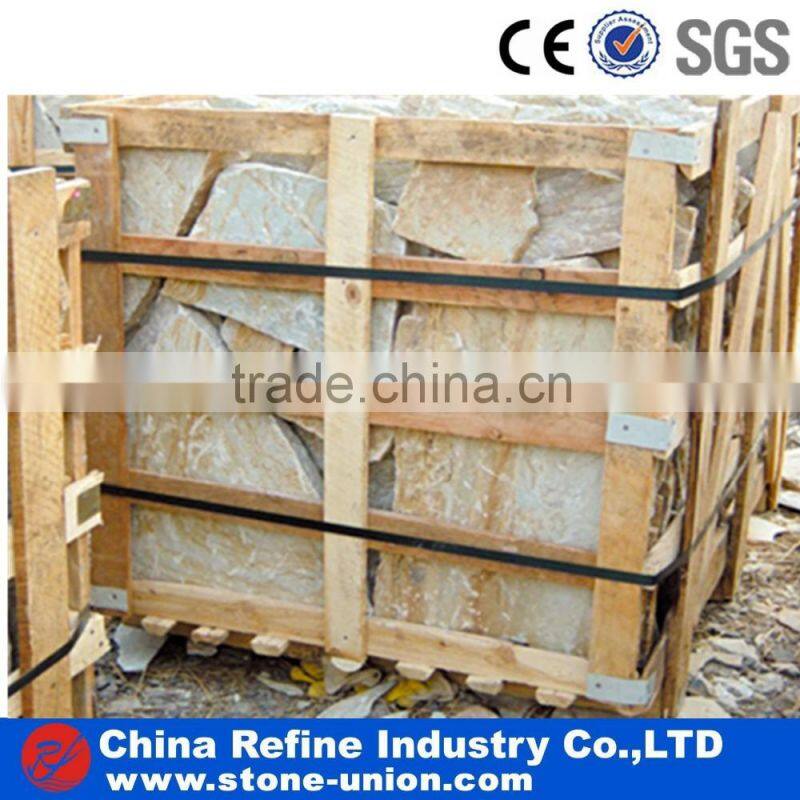 Natural Wooden Yellow Quartzite