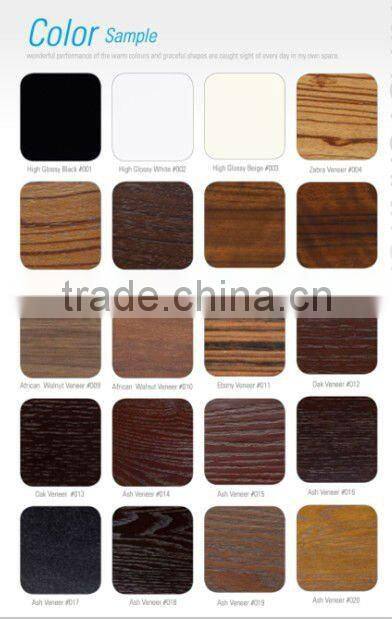 modern panel roating coffee table with wheels 25-1(4268)