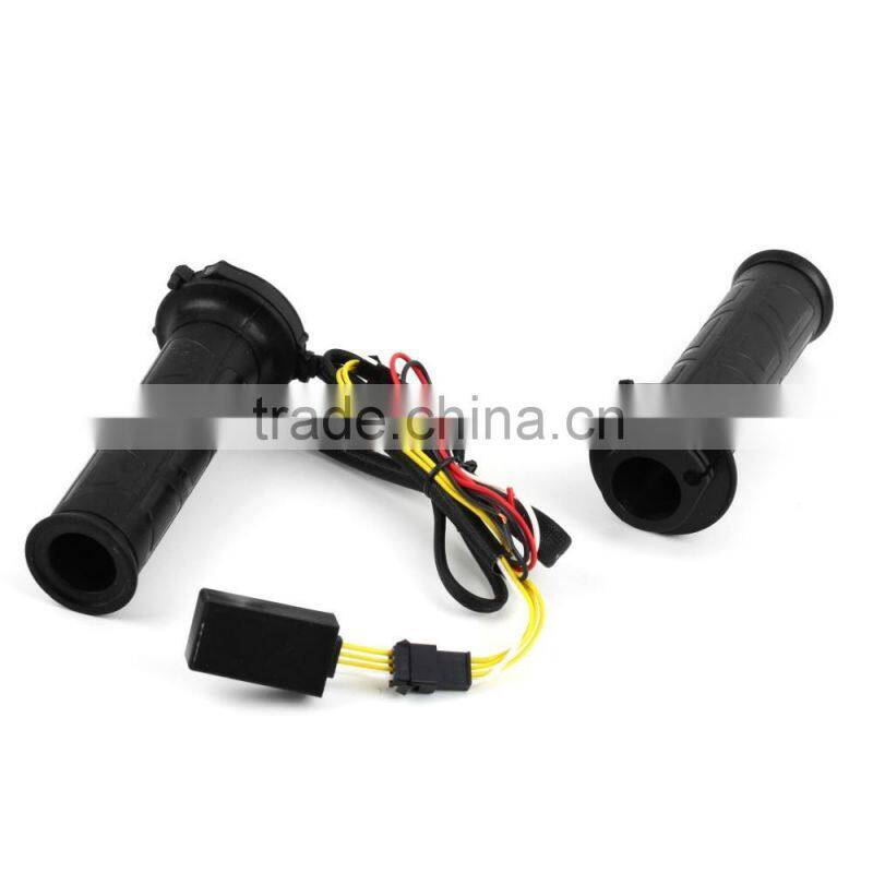 universal Motorcycle Heated Handle Bar moto bike heating grips 7/8" 22mm Hot Heated Molded Grips Handlebar Warmers