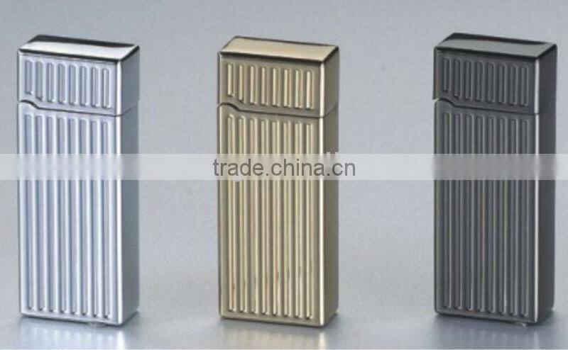 Electric Flint Metal Normal Flame Butane Lighter For Cigarette