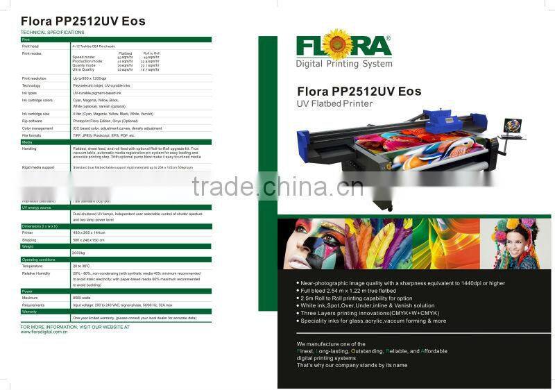 Wide Format UV Flatbed Printer PP2512UV Eos-1