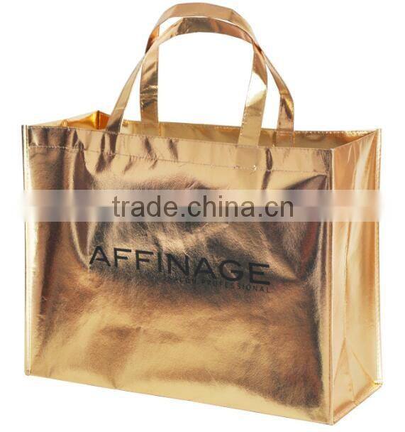 Metallic Laminated Shopper Bag