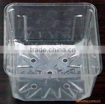 Thermoforming plastic transparent PVC blister case