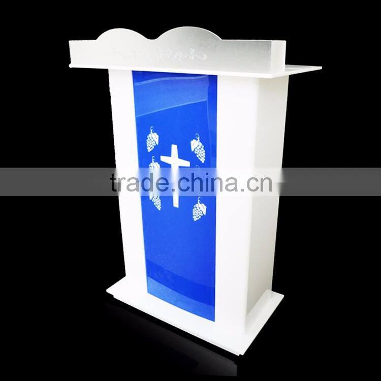 Contemporary modern acrylic church pulpit designs