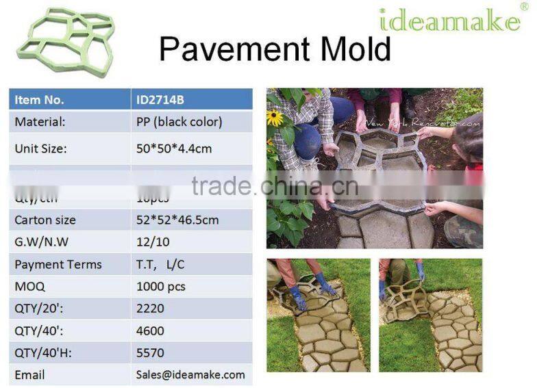 Concrete Pavement Mould New pathway maker mould DIY pathway stone mold