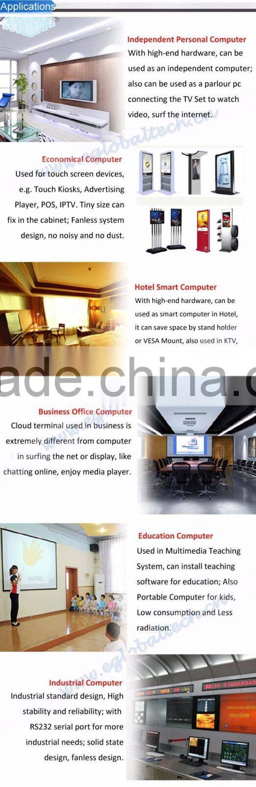 Cheapest Mini PC HTPC Baytrail SoC Design Intel Celeron Dual Core N2810 barebone system 2.0Ghz USB3.0 HdmiI Wifi desktop pc