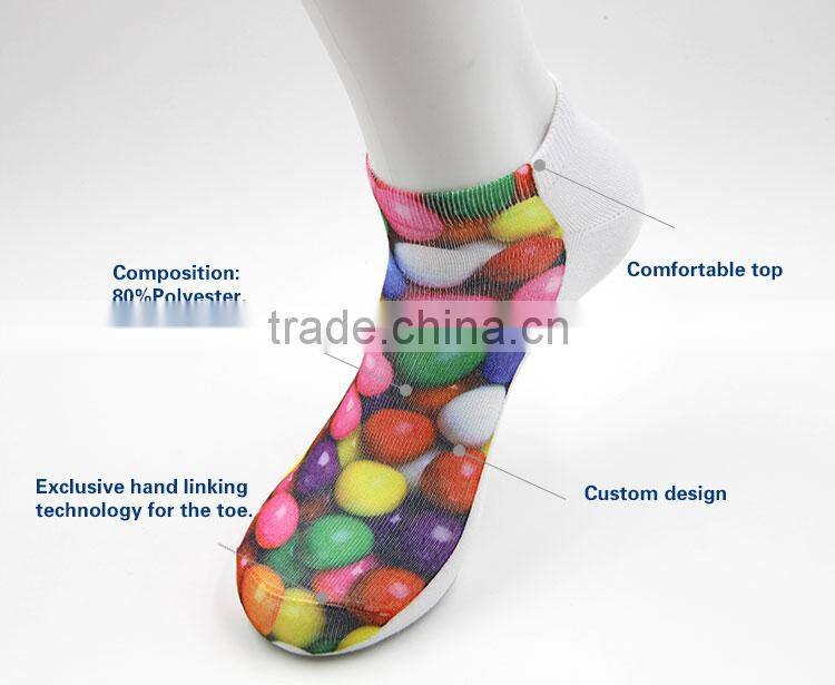 Attention! 2015 Newest Custom Logo Printed Sublimation Socks!