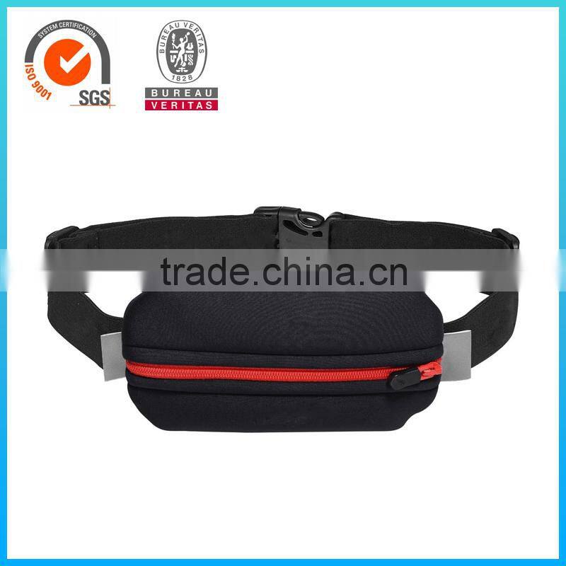 Lycra and neoprene waist belt bag