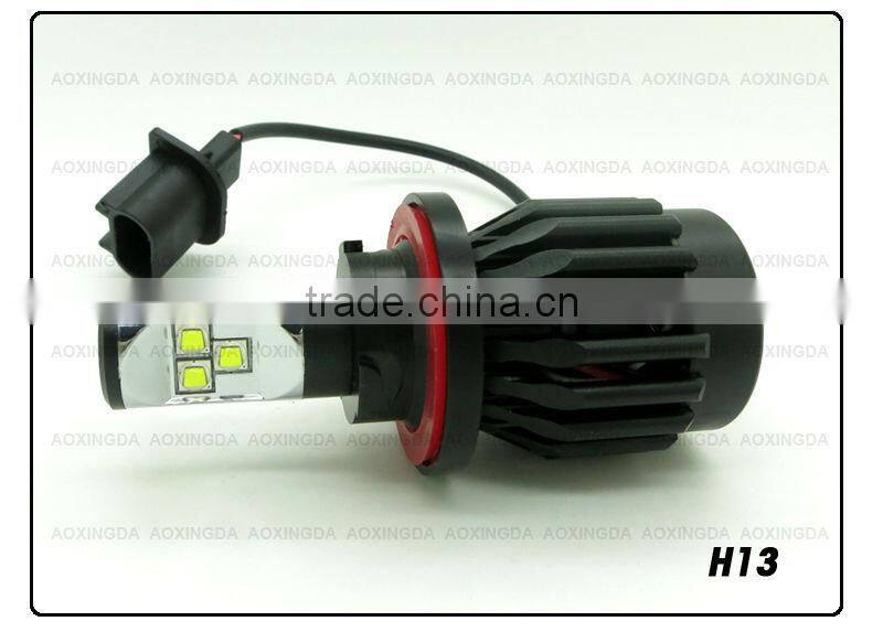 6000LM all in one LED headlight 2015 newest model 80W H13 Hi/Lo headlight bulb