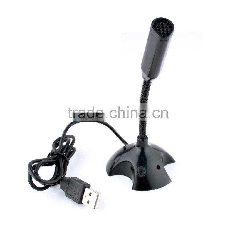 Factory Wholesale Unidirectional Clip-On Microphone for Wireless Bodypack with 3.5mm Screw Lock Jack