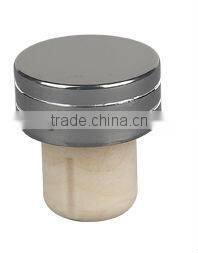 2013 Latest design gold Aluminium top Synthetic cork stopper for wine bottles decoration