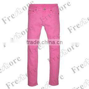 Fashion Lady's Color Denim Jeans