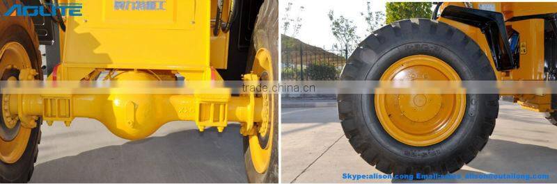 front end loader tractor with screening bucket