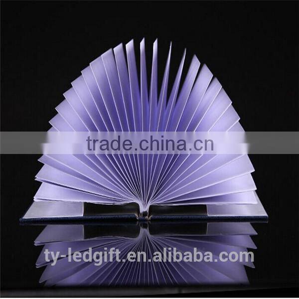 Factory direct sale products portable custom folding lamp book
