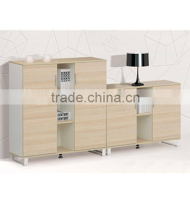 Modern Lateral Filing Cabinets Sets with Metal Base