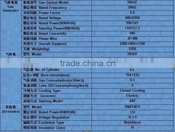 Supermaly 100KW Gas Generator with controller Deepsea