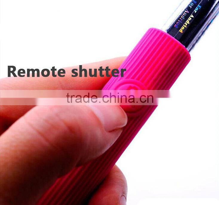 Factory Cheap price Monopod Self-portrait Camera selfie stick with bluetooth shutter button