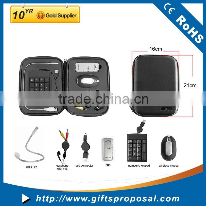 7 In1 Super Portable Computer Accessories Kit Tool Pack Bag USB Travel Tool Bag