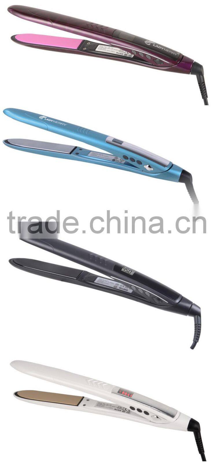 CE/CB/ETL certificates ceramic mineral hair straightener