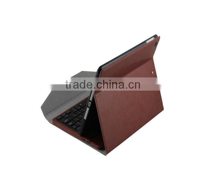 New Detachable Bluetooth Keyboard Leather Case Cover For ipad air ipad 5
