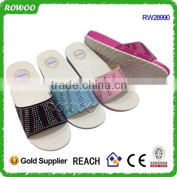 new cheap fancy snake printed women pvc injection flip flop