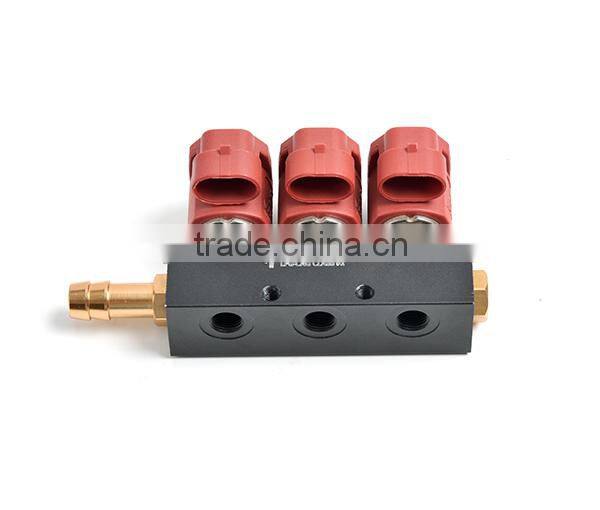 Good quality 3cyl lpg cng injector rail