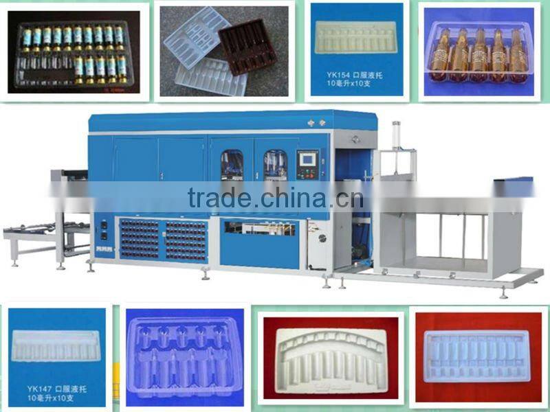 2014 newest high efficiency plastic products vacuum forming machine