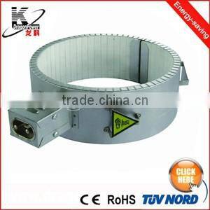 Customized size insulation jacket for extruder heater