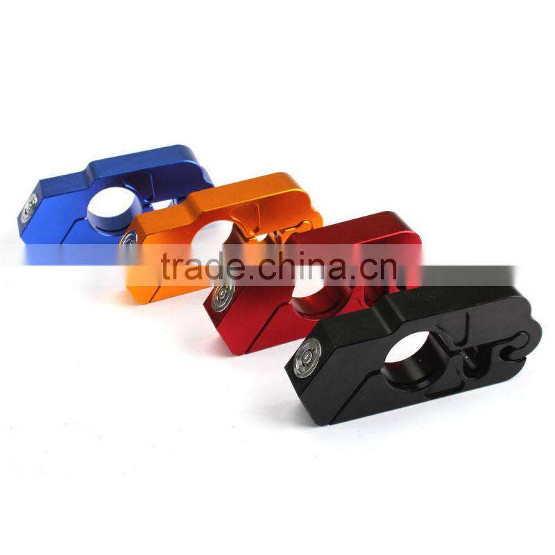 Full CNC aluminum Motorcycle grips brake Brake Throttle lever lock