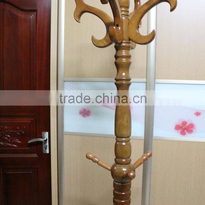 elegant solid wood coatrack