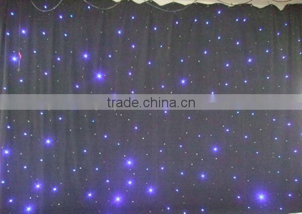 Romantic gobo optional LED Star Curtain