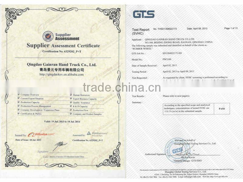 Rubber Wheel from Qingdao Yinzhu Wheel Barrow Solid Rubber Tire