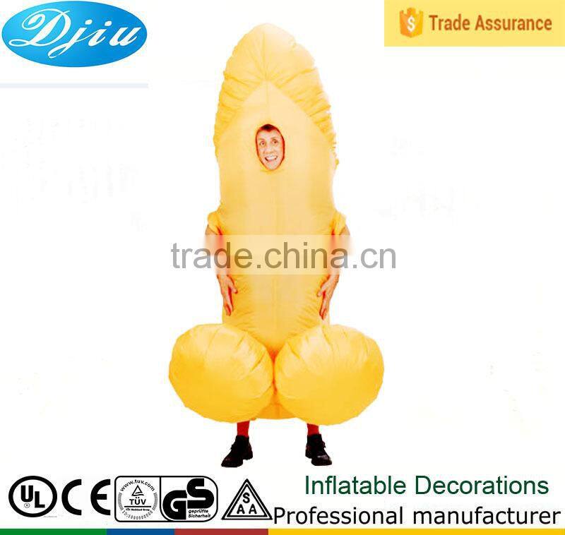 DJ-CO-135 banana Male genitalia dick sex airblown inflatable dress costume