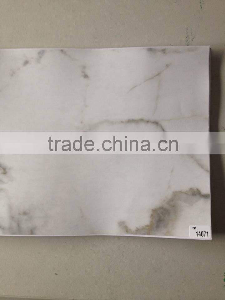 reverse hot stamping foil for transparent PP board