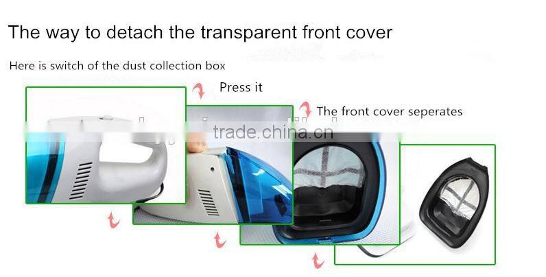DC 12v portable easy handle car vacuum cleaner