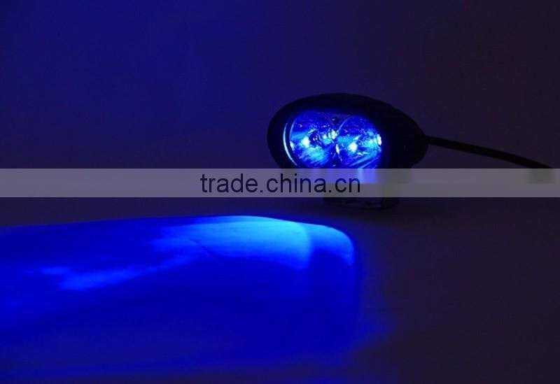 Blue Forklift Led Light Warehouse Safety Warning Lamp Spot Offroad Race 12v 48V