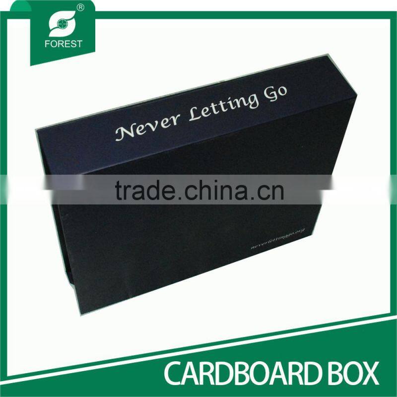 LUXURY CARDBOARD GIFT BOX BLACK MATT BOX