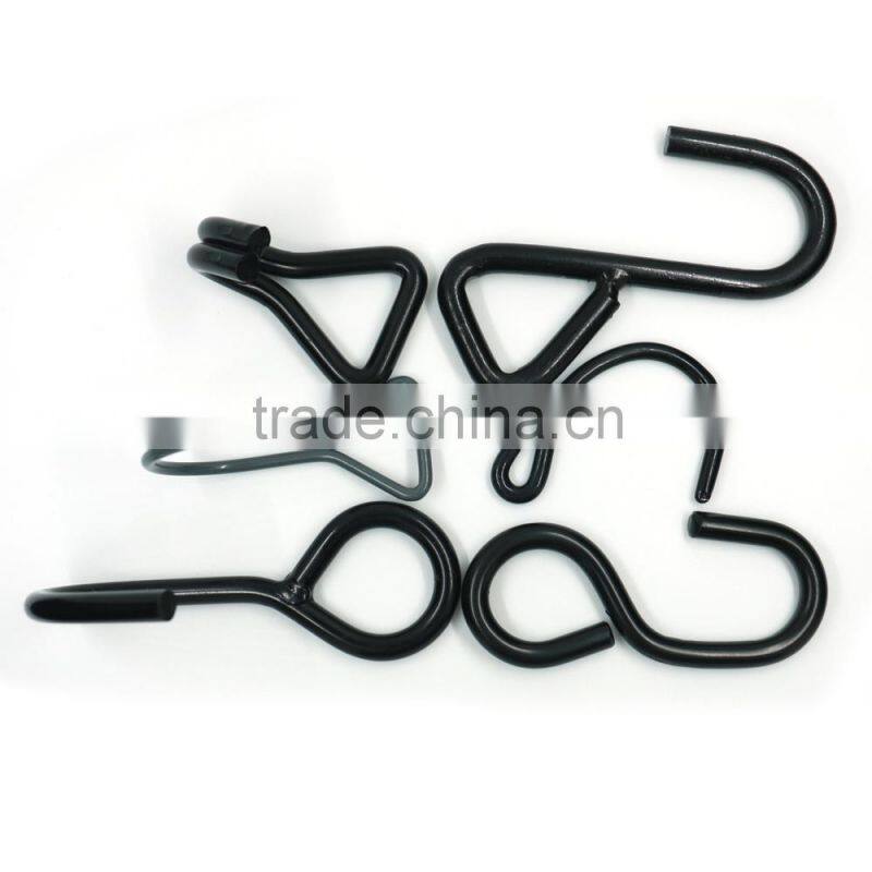 High quality plastic coated metal j hook