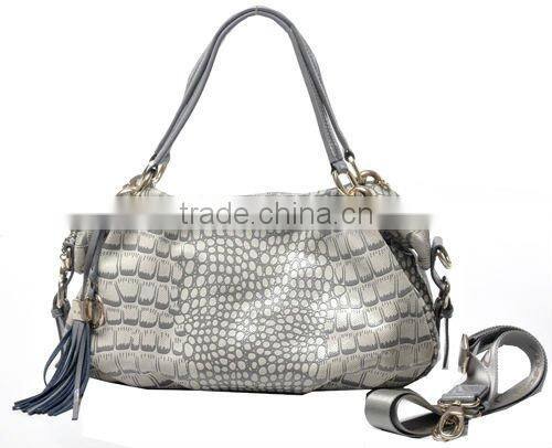 2012 new fashion croco skin leather bag ladies handbag !