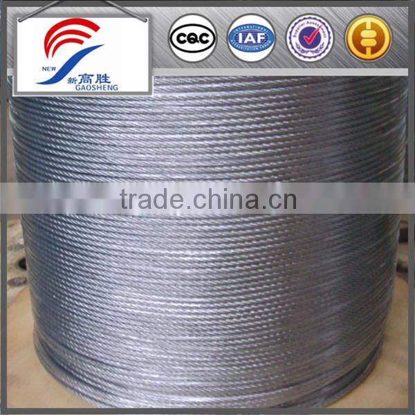 ungalvanized steel wire cable 6*19s fc