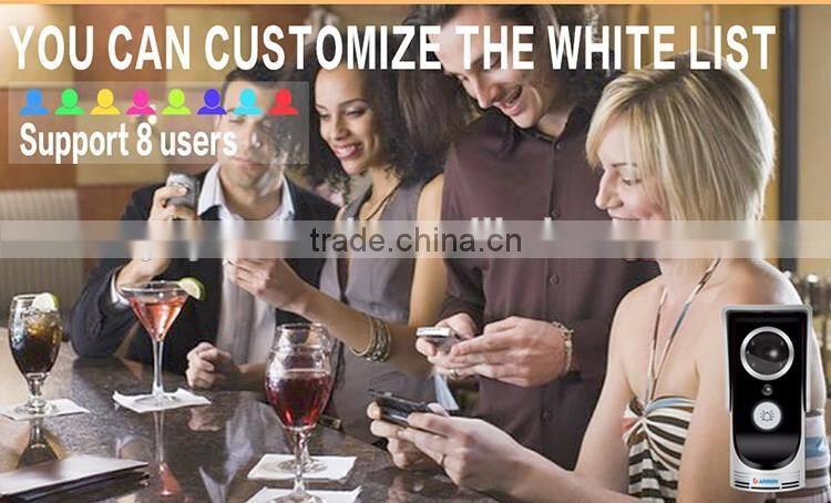 Full Duplex Audio Video Door Phone Door Bell Monitoring Outdoor Bell Wireless Smart IP doorbell