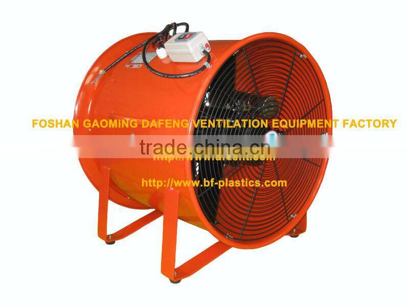 18" red color hand-carrying exhaust axial blower fan