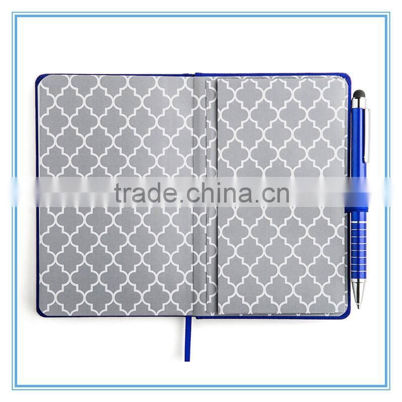 school stationery set & office product leather cover pu notebook/Fabric cover note book