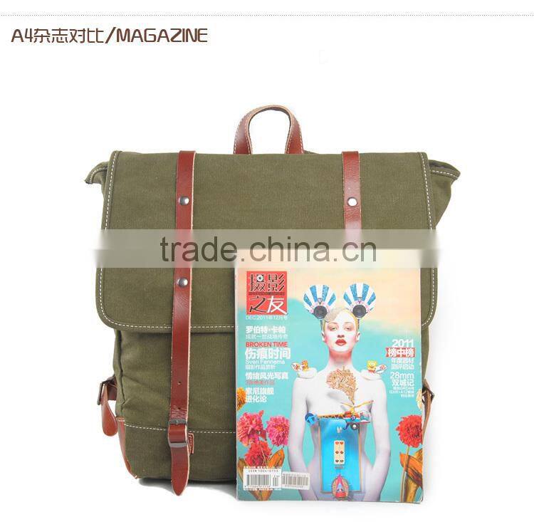 Vintage Coffee Canvas Backpack Bags