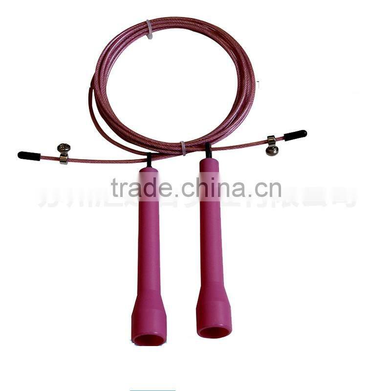 High quality untra thin steel wire skipping rope lighted skipping rope cheap jump ropes