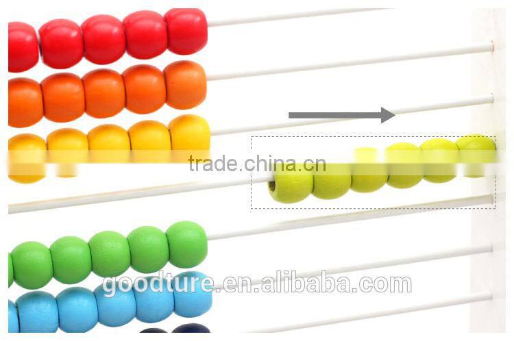 Wooden Castle Abacus Preschool Educational Counting Toys